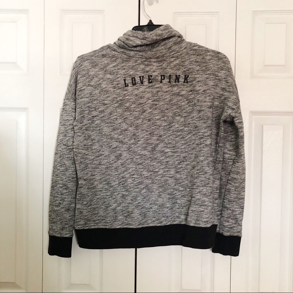 PINK VICTORIA’S SECRET Cowl Neck Sweatshirt S - Picture 4 of 6